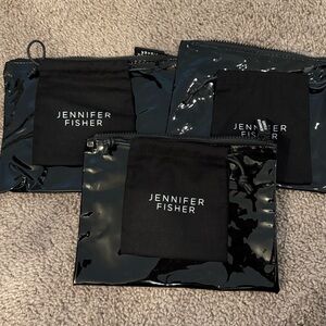 Jennifer Fisher Black Accessory Pouches